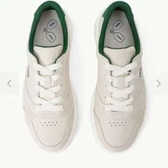 STAUD + KEDS The Court Sneaker‎ Cream/Green – SZ 7 NEW - Picture 2 of 12